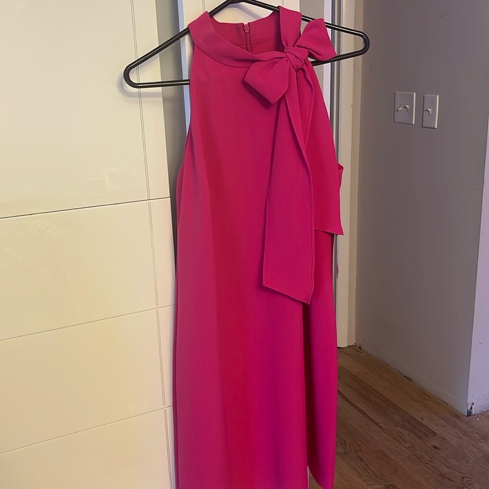 Hot Pink Bow Dress